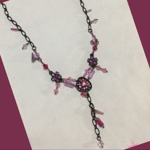 Dark flower necklace 🌹